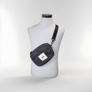 Y-3 Yohji Yamamoto Adidas Unisex Logo Waistbag Belt Sling Bag Fanny Pack Black